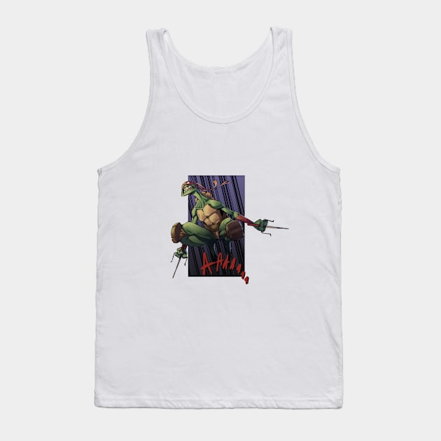 Raphael from TNMT Tank Top by Farfour